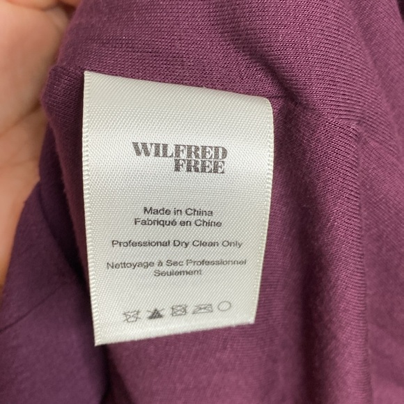 Wilfred Deep Purple Burgundy Thin Strap mini shift dress - VNeck - Med - - Picture 6 of 7